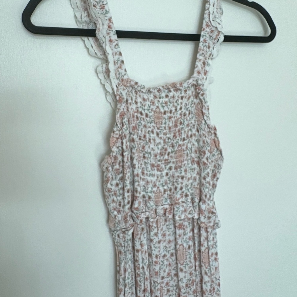 Hippie Rose Pink Floral Midi Dress - Picture 3 of 7